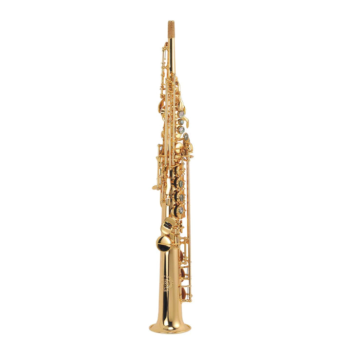Saxophone soprano Grassi GR ACSS200 en Sib laqué or (série Academy)