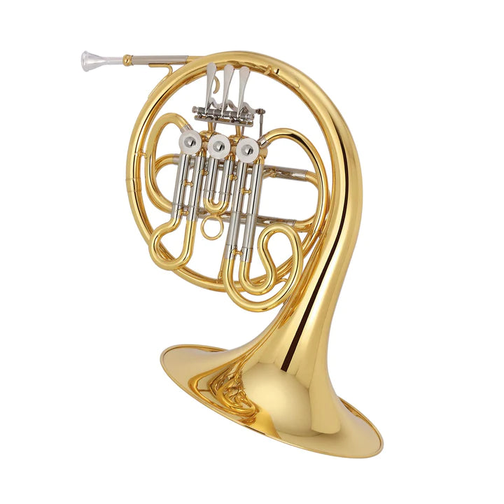 Grassi GR FH150MKII French Horn in F with Eb Pump Master Series (Yellow Brass Lacquered)