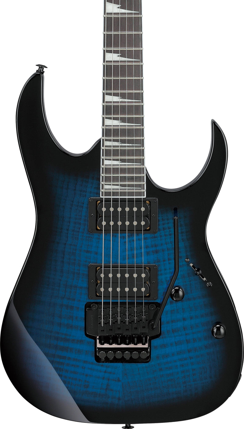 Ibanez GRG320FATBS GIO RG Guitare électrique (Bleu transparent Sunburst)