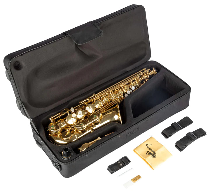 Saxophone alto Grassi GR SAL700 en Eb School Series (laiton laqué)