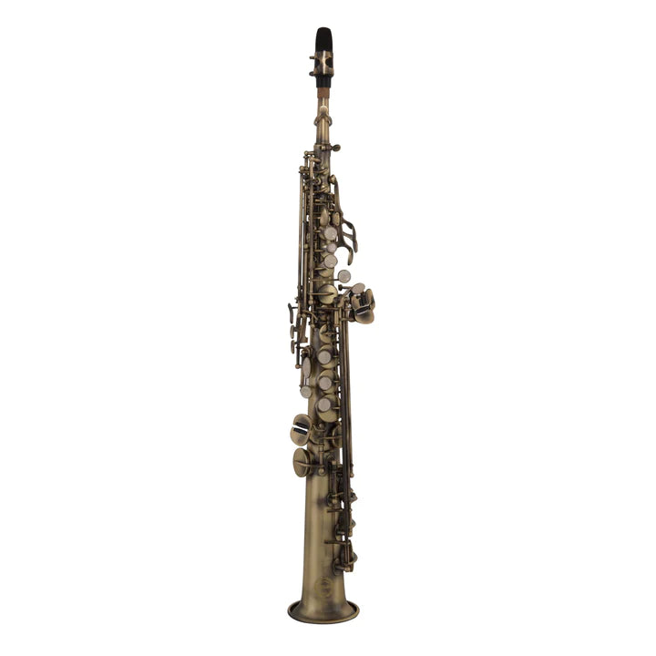 Grassi GR SSP830 Saxophone soprano en Sib avec 2 cols série School (finition antique)