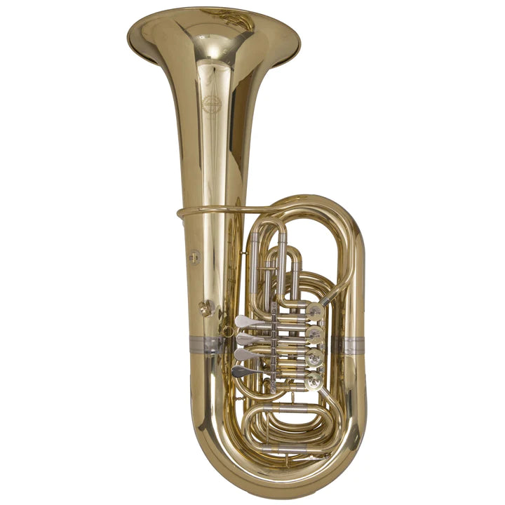 Grassi GR TBA200MKII Tuba in Bb with 4 Rotary Valves Master Series (Yellow Brass Lacquered)