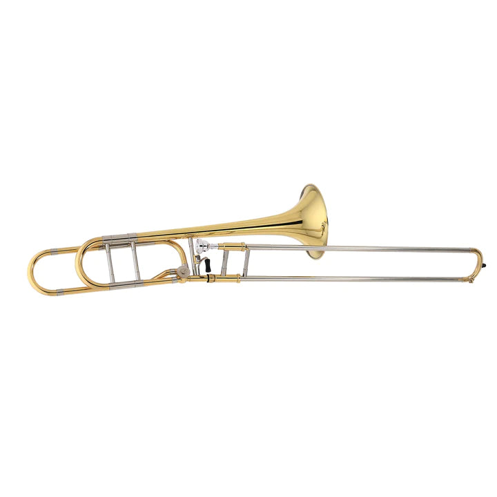 Grassi GR TRB500GMKII Trombone ténor/basse en Bb-F Master Series (laiton jaune laqué)