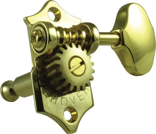 Grover GRV97-18G Sta-Tite Tuners 18:1 Gear Ratio 3-Per-Side (Gold) - Vertical