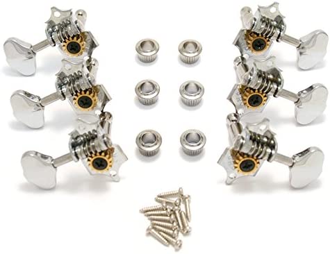 Grover GRV97C 97 Series Vintage Sta-Tite Tuners (Chrome) - Set Of 6