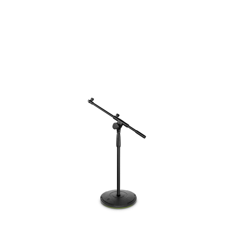 Gravity GR-GTMS2222 Touring Short Microphone Stand with Base and 2 Point Adjustable Boom