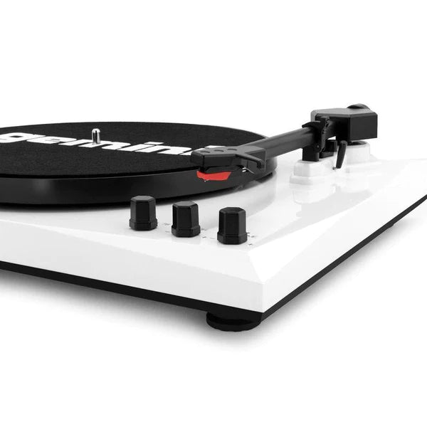 Gemini TT-900 Système de platine vinyle stéréo (noir et blanc)