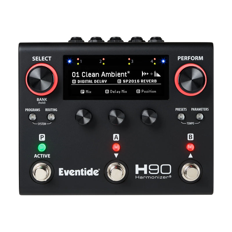 Eventide H90 DARK HARMONIZER Multi-FX Pedal With 62 Studio-Quality Effects