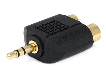 Digiflex HAA-KR101 Inline Audio Adapter 1/8 TRS M to 2x RCA F