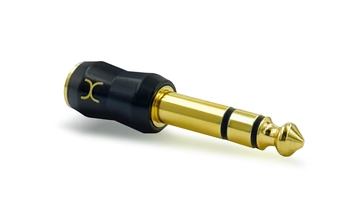 Digiflex HAAX-KS201 Connector 1/4 TRS Male to 1/8 TRS Female