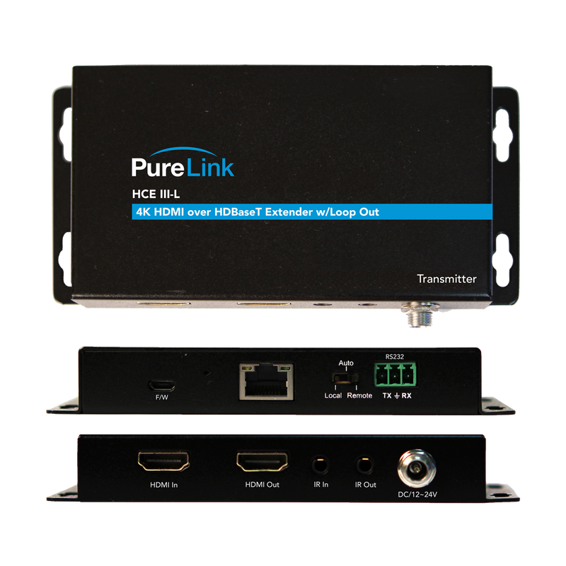 PureLink HCE III-L TX/RX 4K HDMI over HDBaseT Extension System w/Loop Out