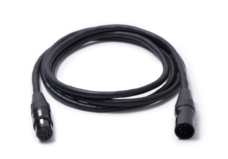 Digiflex HDMX5-3 DMX Cable 5 Pin XLRM to XLRF - 3'