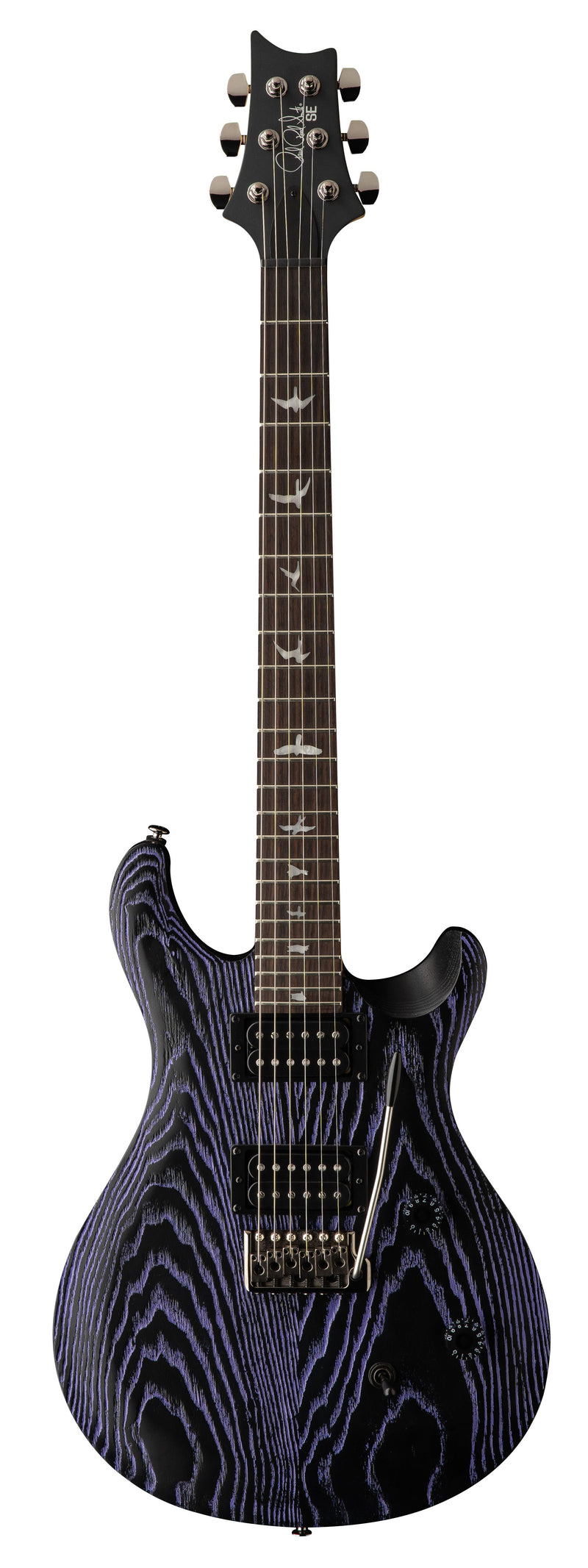 PRS SE SWAP ASH CE 24 Sandblasted Limited Edition Electric Guitar (Sandblasted Purple)