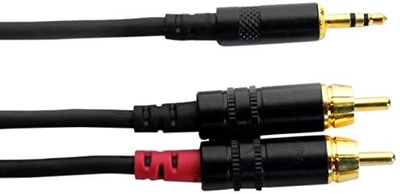 Digiflex HIN-1K-2R-25 1/8'' To RCA Cable - 25 Foot