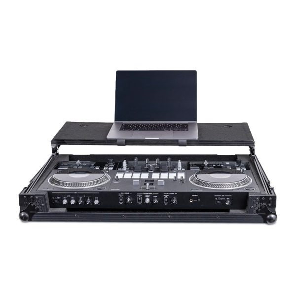 Headliner HL10021 Flight Case for DDJ-REV7 with Laptop Platform and Wheels (Pitch Black)