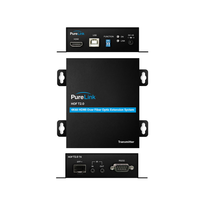 Système d'extension HDMI sur fibre PureLink HOF T2.0 RX 4K/60 - Conforme TAA
