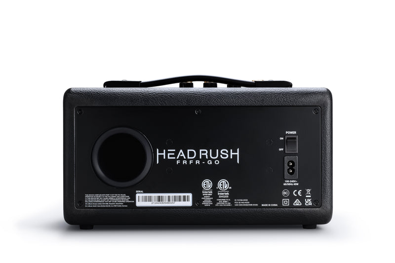 Headrush FRFR-GO 30W Full-Range Flat-Response Rechargeable Amp with Bluetooth®