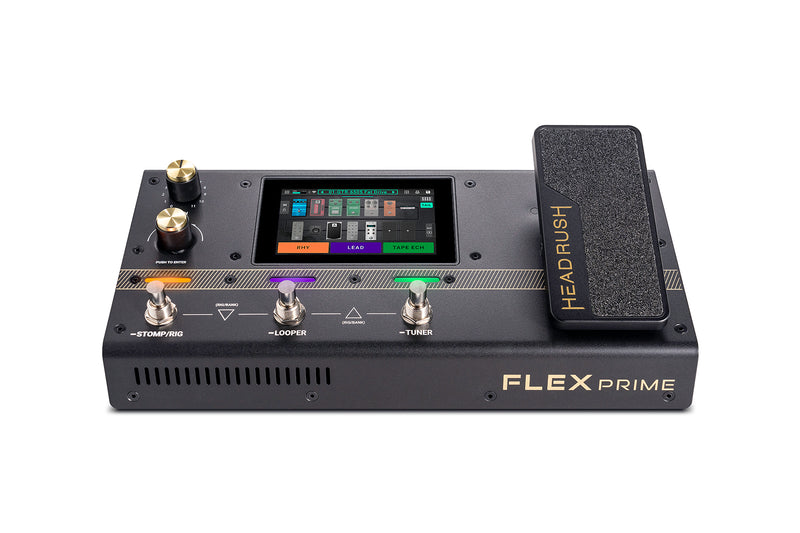 Headrush FLEX PRIME Compact Multi-FX/Amp Modeler with 4" Touch Screen and Wi-Fi/Bluetooth®