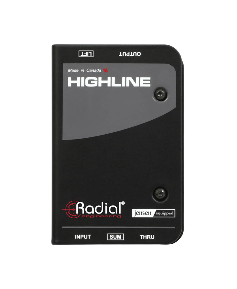 Radial Engineering HIGHLINE Passive Line Guitar Amp Isolator