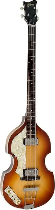 HOF-H500/1-63-ARL-O Left Handed Violin Bass with Case (Sunburst)