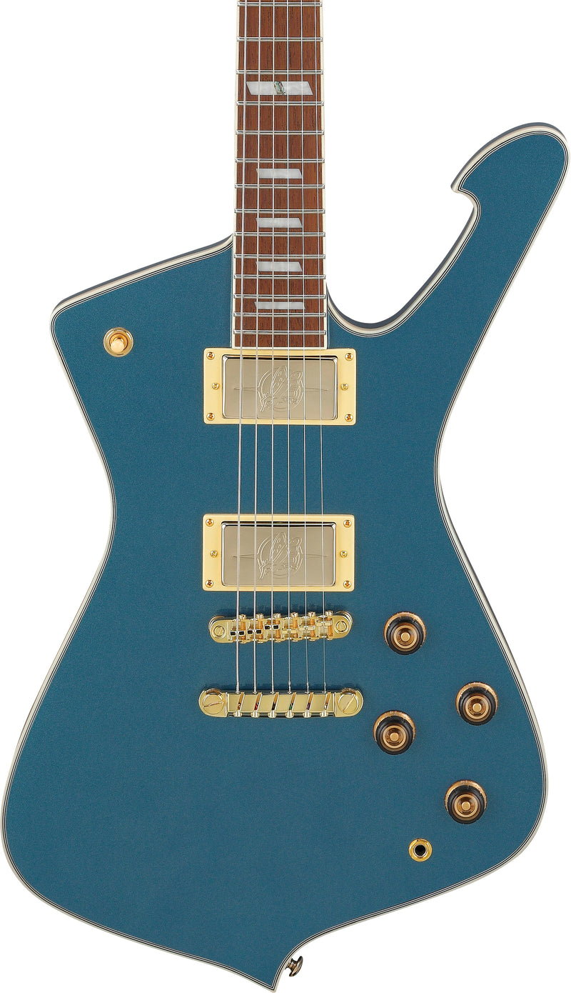 Ibanez IC420ABM Iceman Guitare électrique (Bleu antique métallisé)
