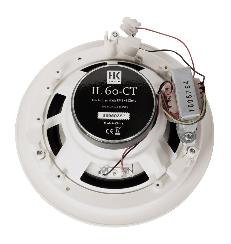 HK Audio IL 60-CT Ceiling Speaker Without Rear Chamber 100V 8 ohm (White) - 6.5"