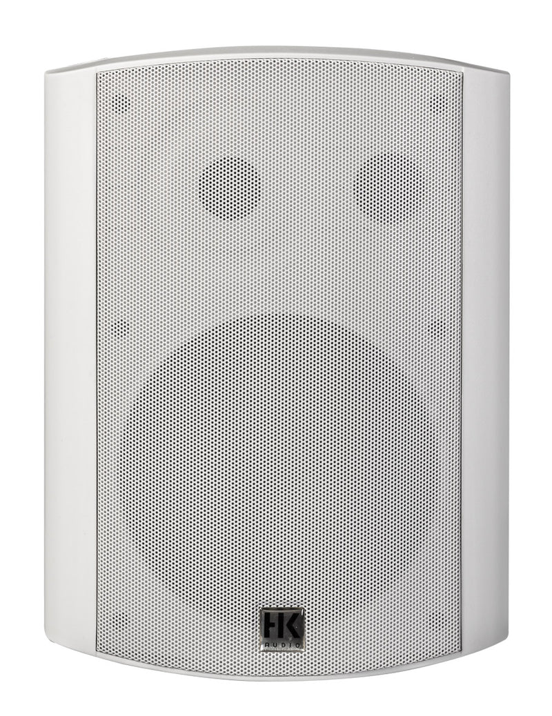 HK Audio IL80-TW Compact Speaker Install 100V 5 Taps 8 ohm (White) - 8"