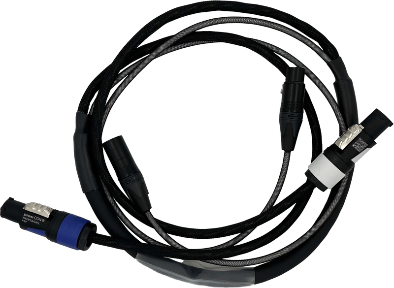 Digiflex DH-PPX-25 AC and Audio Cable XLRM+PowerCON to XLRF+PowerCON - 25'