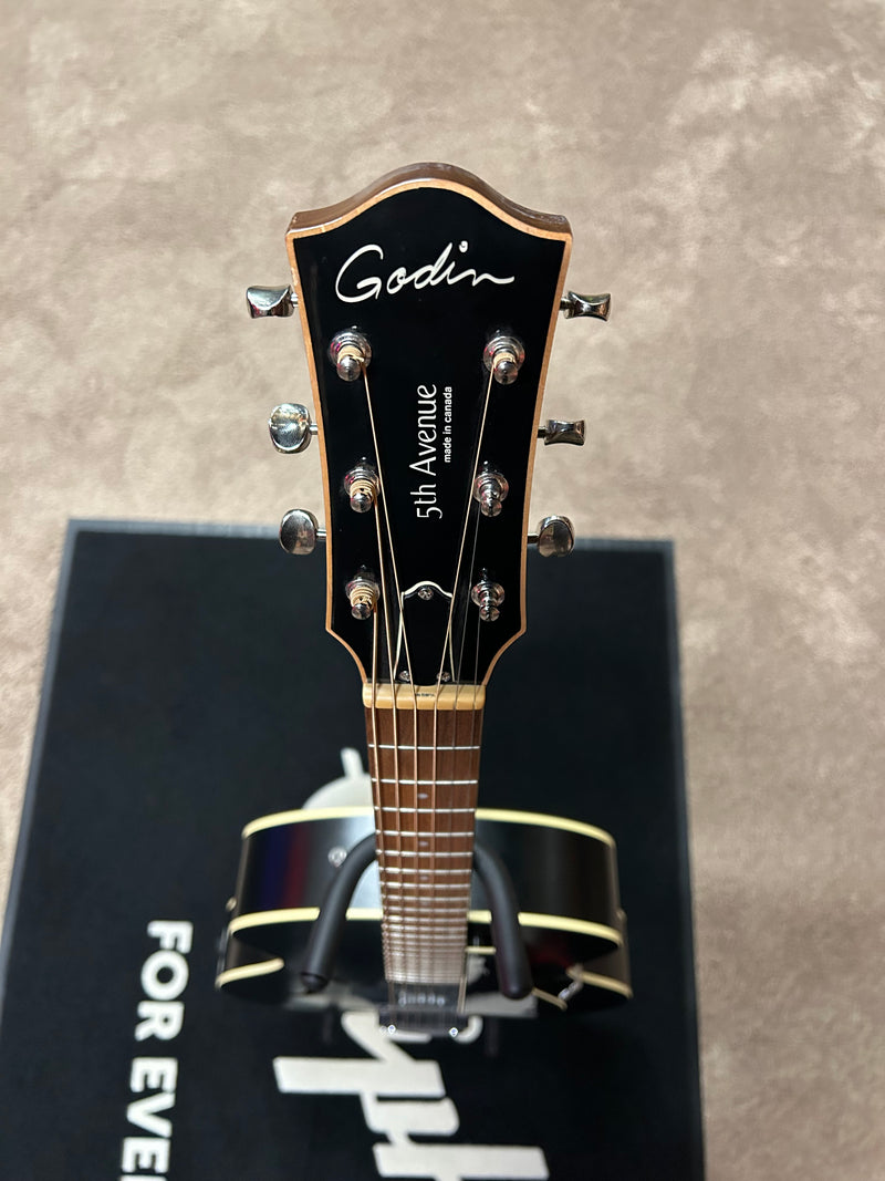 Godin Guitars 5th Avenue SG Guitare acoustique (noir) (utilisé)