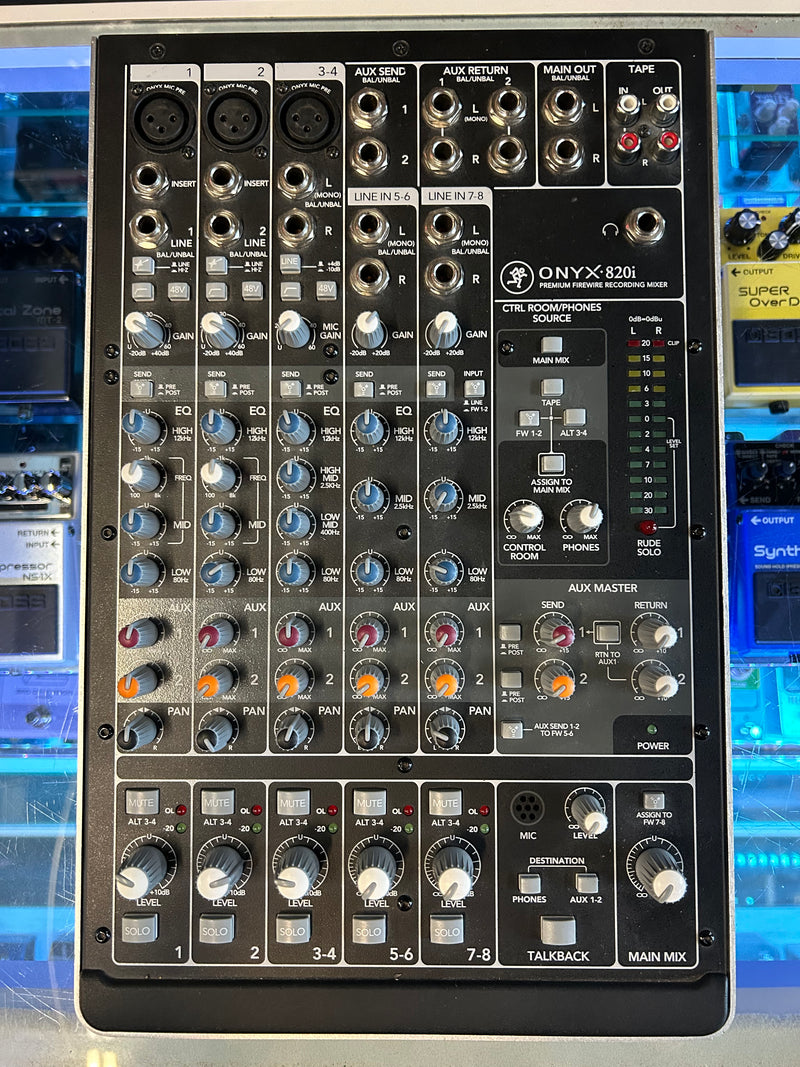Mackie ONYX 820I 8-Channel FireWire Recording Mixer (USED)