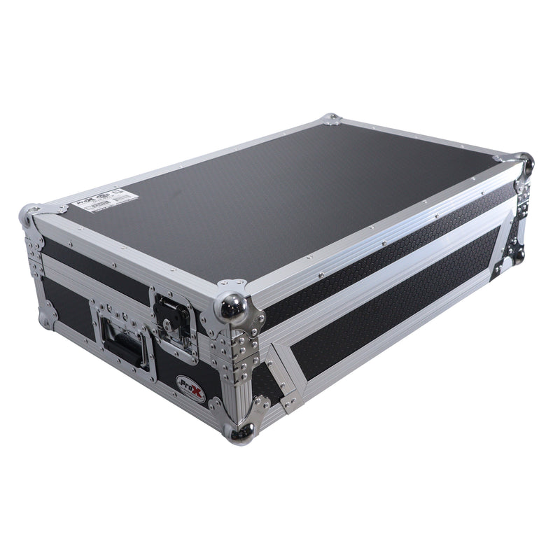 ProX XS-XDJRX3W ATA Flight Case pour contrôleur DJ Pioneer XDJ-RX3 avec espace rack 1U et roues