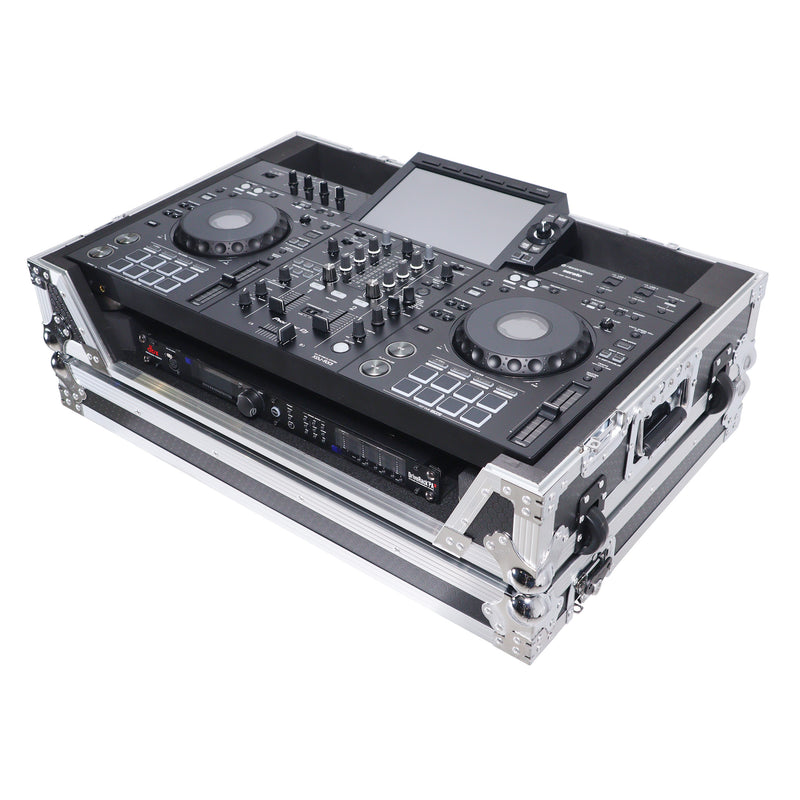 ProX XS-XDJRX3W ATA Flight Case pour contrôleur DJ Pioneer XDJ-RX3 avec espace rack 1U et roues