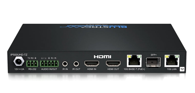 Blustream IP500UHD-TZ 4K60 18Gbps AVoIP Transceiver Over 10Gb Network