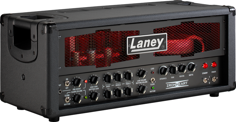 Laney IRT120H IRONHEART Tête de guitare 3 canaux tout lampes - 120 W avec réverbération