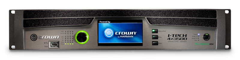 Crown IT4X3500HDS I-Tech 4x3500HD 4 Channel 4000W @ 4Ω Power Amplifier