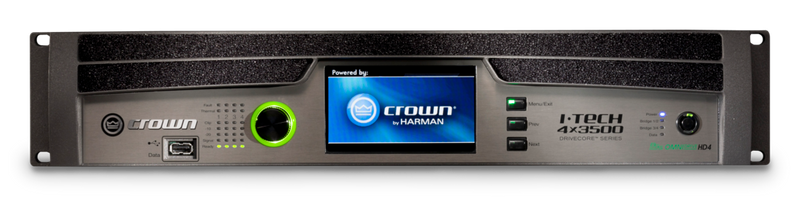 Crown IT4X3500HDB 4000W 4-Channel Amplifier (Binding Post Version)