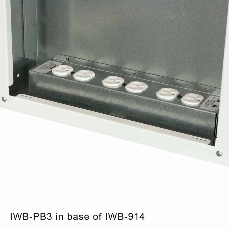 Lowell IWB-PB3 Power Bracket for In Wall Box