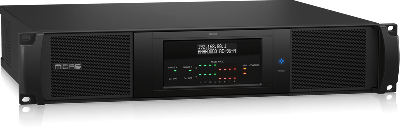 Midas AS88 Dual HyperMAC To 8 Port Dual Redundant AES50 Converter
