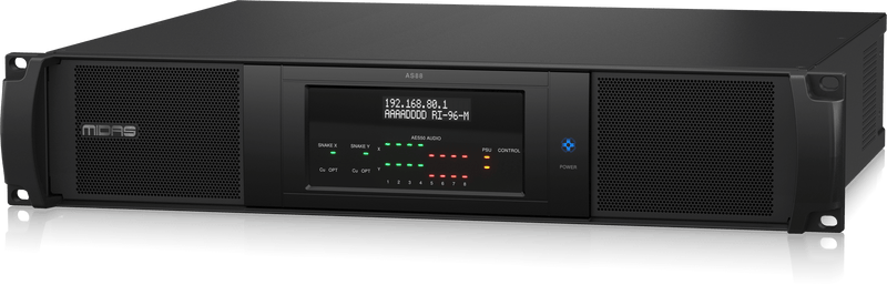 Midas AS88 Dual HyperMAC To 8 Port Dual Redundant AES50 Converter