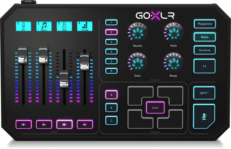 TC-Helicon GOXLR 4-Channel USB Streaming Mixer (DEMO)