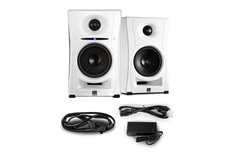 Kali Audio LP-UNF Ultra-Nearfield Studio Monitors (Pair, White) - 4"