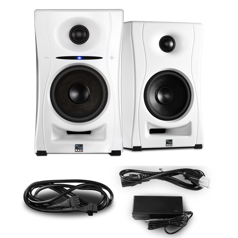 Kali Audio LP-UNF Ultra-Nearfield Studio Monitor (Pair, White) - 4"