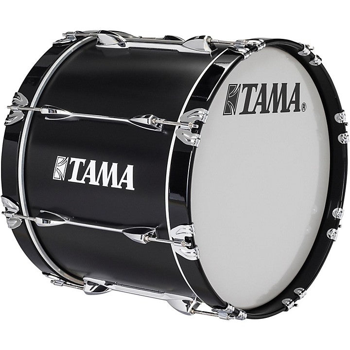Tama R2414BLSBK Marching Bass Drum - 24"x14" (Satin Black)