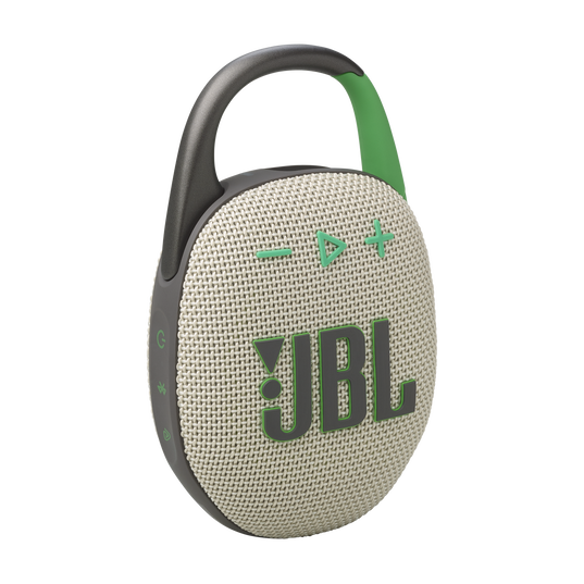 JBL CLIP 5 Ultra-Portable Bluetooth Speaker (Sand)