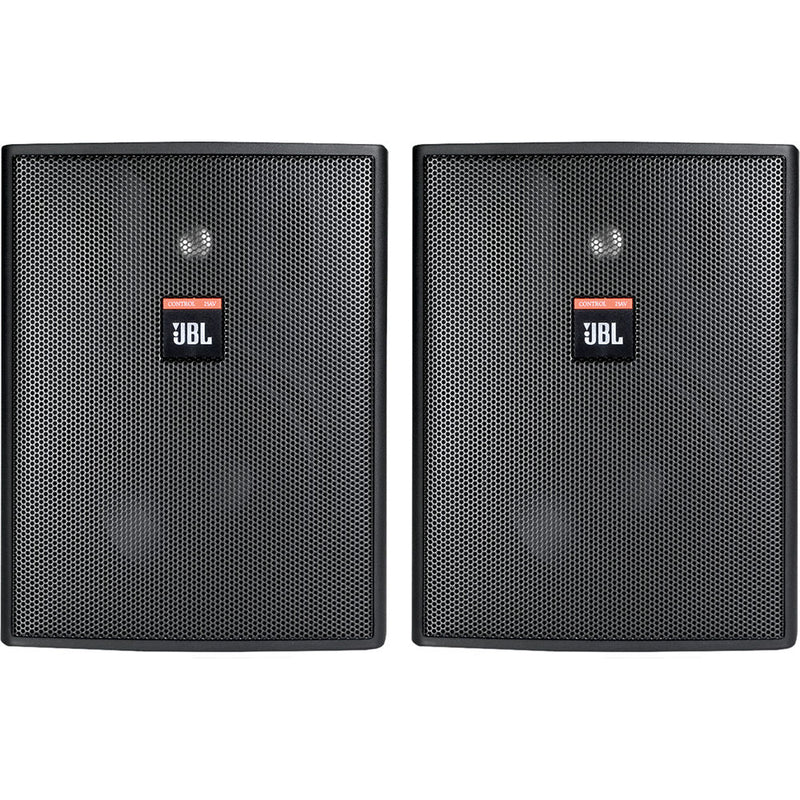 JBL CONTROL-25AV 2-Way Indoor/Outdoor Loudspeaker (Pair, Black) - 5.25"