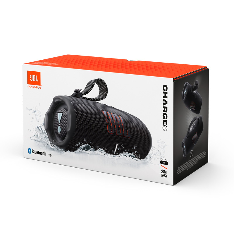 JBL CHARGE 6 Portable Waterproof And Drop-Proof Speaker (Black)