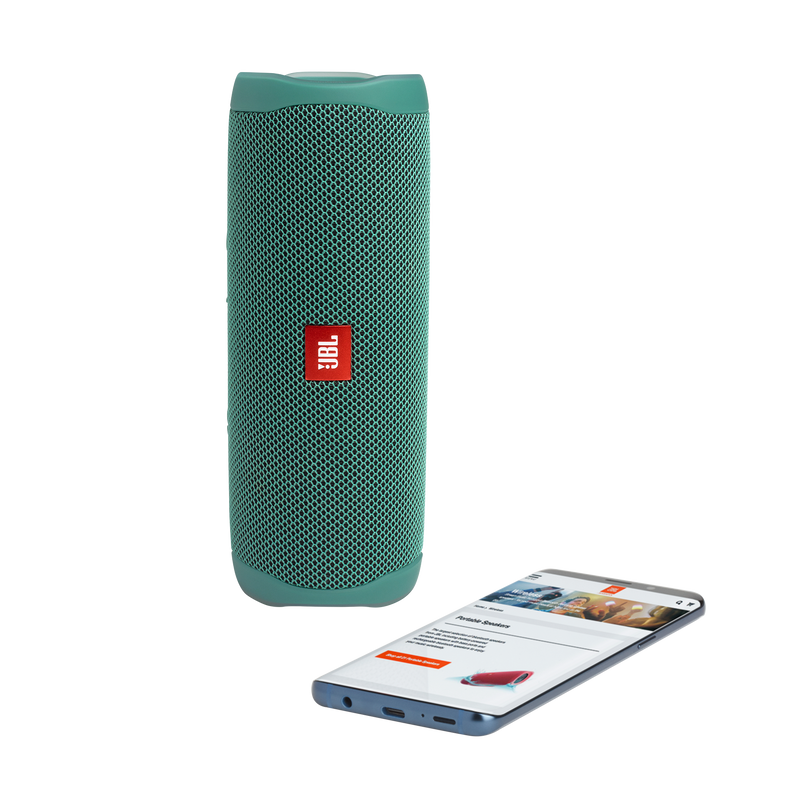 JBL FLIP 5 ECO Waterproof Bluetooth Speaker (Green)