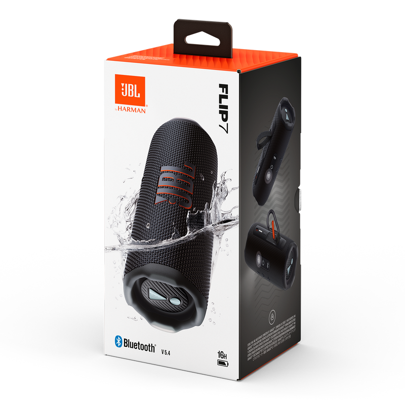 JBL FLIP 7 Portable Waterproof And Drop-Proof Speaker (Black)