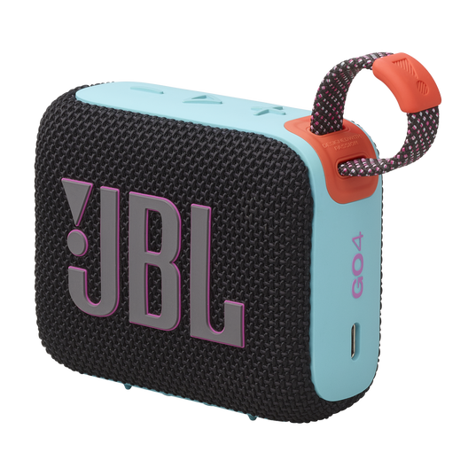 JBL GO 4 Ultra-Portable Bluetooth Speaker (Black/Orange)