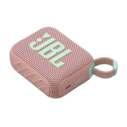 JBL GO 4 Ultra-Portable Bluetooth Speaker (Pink)